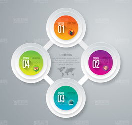 精美彩色信息圖表設(shè)計(jì)矢量素材 點(diǎn)亮互聯(lián)網(wǎng)信息咨詢(xún)的視覺(jué)表達(dá)